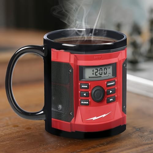 HASTHIP® 11 oz Ceramic Mug, Black Speaker Design, Perfect for Daily Coffee & Water, Ideal Home Kitchen Decor, Coffee Bar Accessories, Great Gift for Family, Office Team Building, Holidays HASTHIP® 11 oz Ceramic Mug, Black Speaker Design, Perfect for Daily Coffee & Water, Ideal Home Kitchen Decor, Coffee Bar Accessories, Great Gift for Family, Office Team Building, Holidays